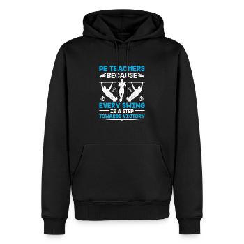 Sportlehrer Sportlehrer Schullehrer - Männer Premium Bio Hoodie - Schwarz - Vorne - Nico (187cm)