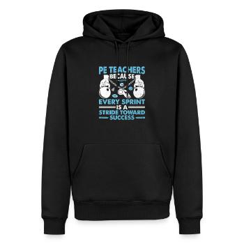 Sportlehrer Sportlehrer Schullehrer - Männer Premium Bio Hoodie - Schwarz - Vorne - Nico (187cm)