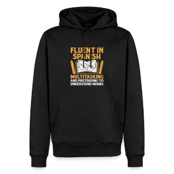 Foreign Language Teacher School Languages Teachers - Men’s Premium Organic Hoodie - black - Front - Nico (187cm)