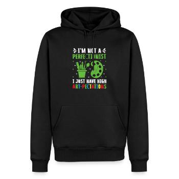 Kunstlehrer Schullehrer Lustige Kunstlehrer Scho - Männer Premium Bio Hoodie - Schwarz - Vorne - Nico (187cm)