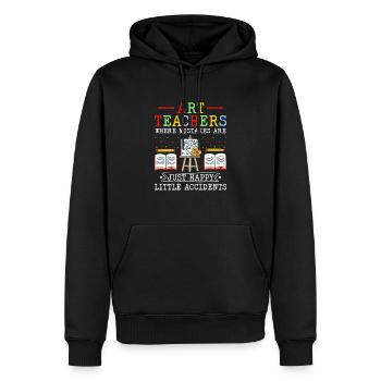 Kunstlehrer Schullehrer Lustige Kunstlehrer Scho - Männer Premium Bio Hoodie - Schwarz - Vorne - Nico (187cm)