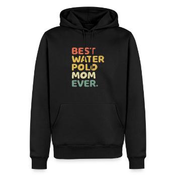 Beste Wasserball-Mutter aller Zeiten Aquatic Polo Spielerin Mothe - Männer Premium Bio Hoodie - Schwarz - Vorne - Nico (187cm)