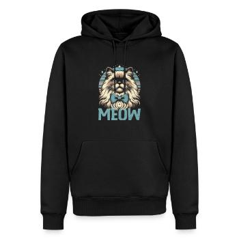Miau Ragdoll Katze Liebhaber Ragdolls Katzen - Männer Premium Bio Hoodie - Schwarz - Vorne - Nico (187cm)