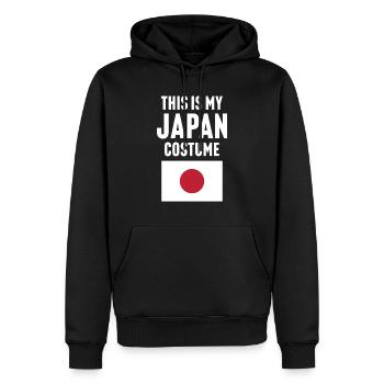 C’est mon costume japonais - Sweat à capuche Premium bio Homme - noir - Devant - Nico (187cm)