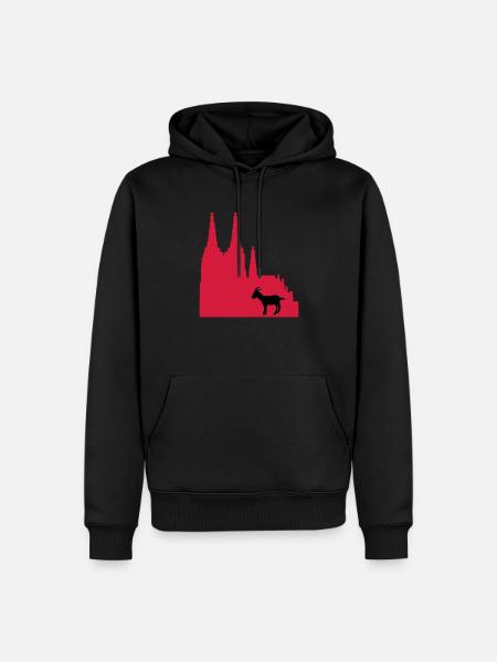 stadt_koeln - Männer Premium Bio Hoodie - Schwarz