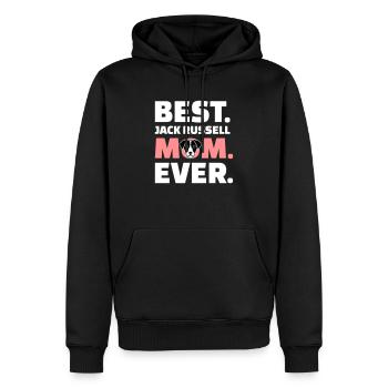 Jack Russell - Männer Premium Bio Hoodie - Schwarz - Vorne - Nico (187cm)