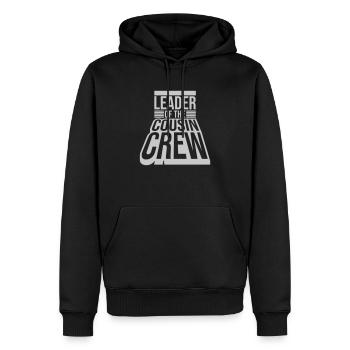 Leader Cousin Crew Team - Sweat à capuche Premium bio Homme - noir - Devant - Nico (187cm)