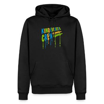 Crayons d’équipage de maternelle Friends Kindergarten - Sweat à capuche Premium bio Homme - noir - Devant - Nico (187cm)
