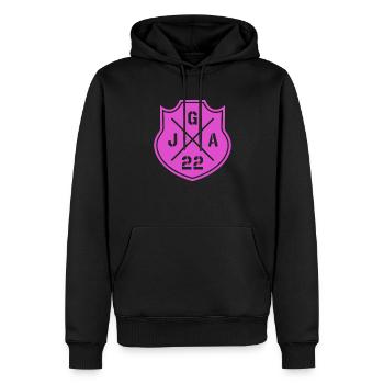 JGA 22 Junggesellenabschied Team Braut - Männer Premium Bio Hoodie - Schwarz - Vorne - Nico (187cm)