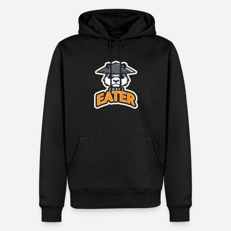 Sushi Eater - Sweat à capuche Premium bio Homme - noir