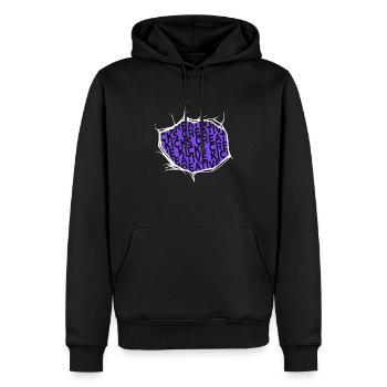 jokes creative process birthday present idea - Männer Premium Bio Hoodie - Schwarz - Vorne - Nico (187cm)
