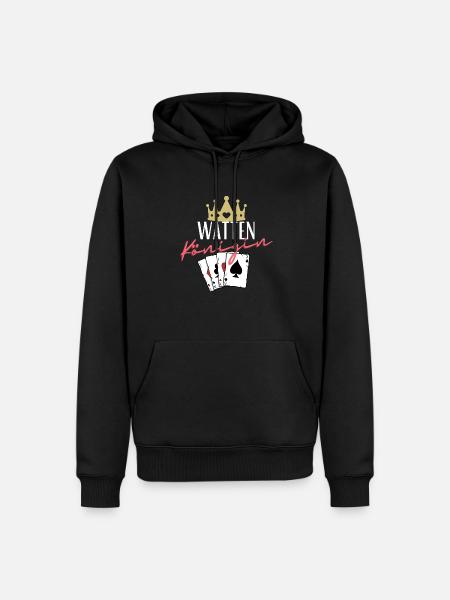 Wadden Queen - Men’s Premium Organic Hoodie - black