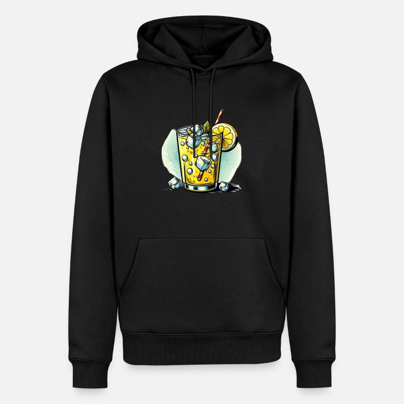 Limonade - Sweat à capuche Premium bio Homme - noir