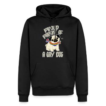Proud Parent Of A Gay Dog - Männer Premium Bio Hoodie - Schwarz - Vorne - Nico (187cm)