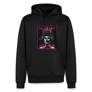 Evil Old Woman Horror Gothic Horror Witch Abstract - Men’s Premium Organic Hoodie - black - Front - Nico (187cm)