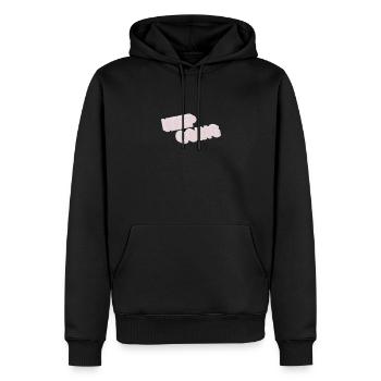 Spruch Motivation keep going Geschenk Sport - Männer Premium Bio Hoodie - Schwarz - Vorne - Nico (187cm)