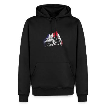 Off Roading QUAD ATV Apparel Off Road QUAD ATV - Männer Premium Bio Hoodie - Schwarz - Vorne - Nico (187cm)