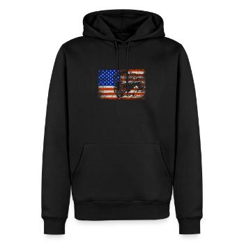 Off Roading QUAD ATV Apparel Off Road QUAD ATV - Männer Premium Bio Hoodie - Schwarz - Vorne - Nico (187cm)