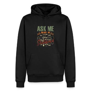 Skateboarding Skateboard Design For Skateboarder - Männer Premium Bio Hoodie - Schwarz - Vorne - Nico (187cm)