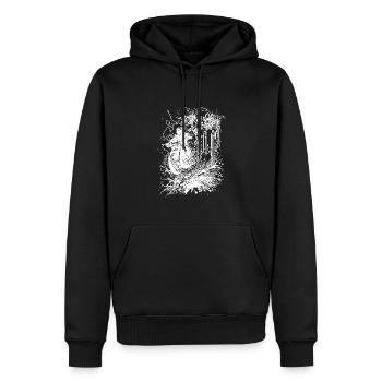 Offroad Splash Style Rennsport Geländefahrt - Männer Premium Bio Hoodie - Schwarz - Vorne - Nico (187cm)