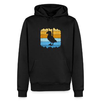 Puffin Papageitaucher Papageientaucher Island - Männer Premium Bio Hoodie - Schwarz - Vorne - Nico (187cm)
