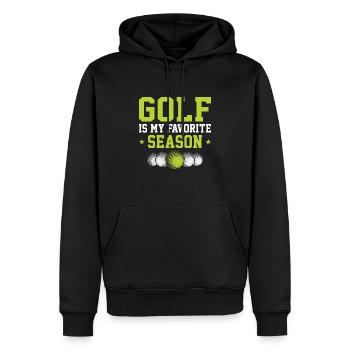 Golf Is My Favorite Season Golf Player Golfing Gol - Männer Premium Bio Hoodie - Schwarz - Vorne - Nico (187cm)