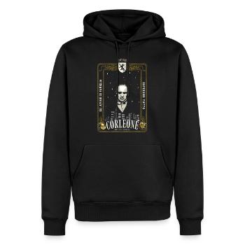 Le Parrain Film De Mafia Merch Don Corleone - Sweat à capuche Premium bio Homme - noir - Devant - Nico (187cm)