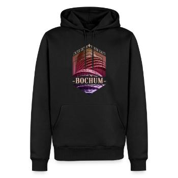 Bochum Deutschland Stadt Skyline Heimat Liebe - Männer Premium Bio Hoodie - Schwarz - Vorne - Nico (187cm)