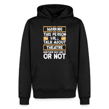 Schauspielerin Probe Drama Club - Männer Premium Bio Hoodie - Schwarz - Vorne - Nico (187cm)