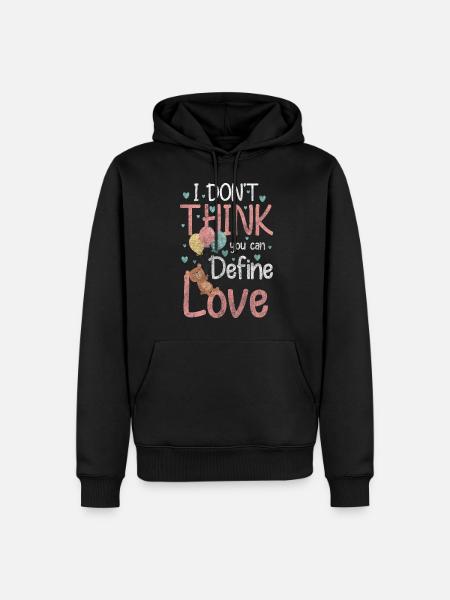 Teddybär Kinder Kuscheln - Männer Premium Bio Hoodie - Schwarz
