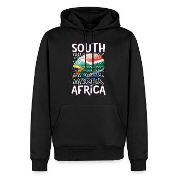 Rugby South Africa Südafrika Rugby Fan - Männer Premium Bio Hoodie - Schwarz - Vorne - Nico (187cm)