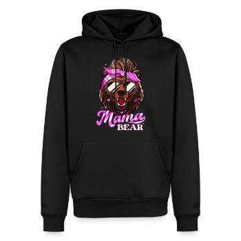 Maman ours - Lunettes de soleil - Sweat à capuche Premium bio Homme - noir - Devant - Nico (187cm)