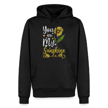 Natur Geruch Lieben Valentinstag - Männer Premium Bio Hoodie - Schwarz - Vorne - Nico (187cm)