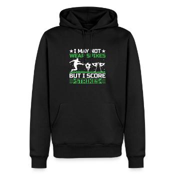 Footgolf Player Foot Golf Footgolfers Foot spielen - Männer Premium Bio Hoodie - Schwarz - Vorne - Nico (187cm)