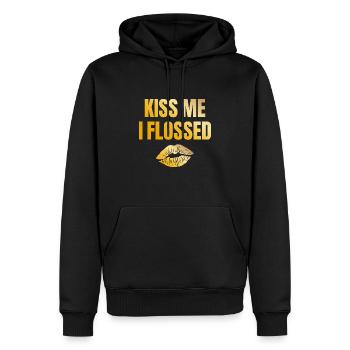 Küss mich ich Zahnseide Zahnarzt Dentalhygieniker Zahnarzt - Männer Premium Bio Hoodie - Schwarz - Vorne - Nico (187cm)