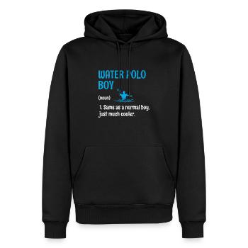 Wasserball-Junge Wie Ein Normaler Junge, Nur Viel Cool - Männer Premium Bio Hoodie - Schwarz - Vorne - Nico (187cm)