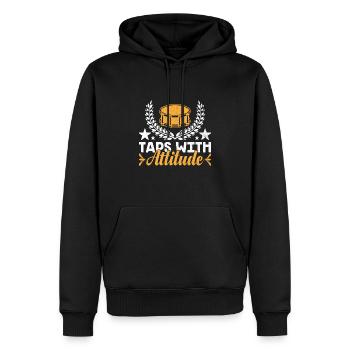 Drum Corps Marching Band Drum Corp Music Percussio - Männer Premium Bio Hoodie - Schwarz - Vorne - Nico (187cm)