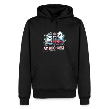 Am-Boo-Lance Krankenwagenfahrer Rettungssanitäter EMS Hallo - Männer Premium Bio Hoodie - Schwarz - Vorne - Nico (187cm)