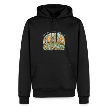 Home Is Where My Garden Is Gardener Gardening Hort - Männer Premium Bio Hoodie - Schwarz - Vorne - Nico (187cm)