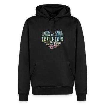 Retro Grafik Kindertagesstätte Babysitter Kindergä - Männer Premium Bio Hoodie - Schwarz - Vorne - Nico (187cm)