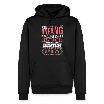 PTA - Die Beste - Männer Premium Bio Hoodie - Schwarz - Vorne - Nico (187cm)