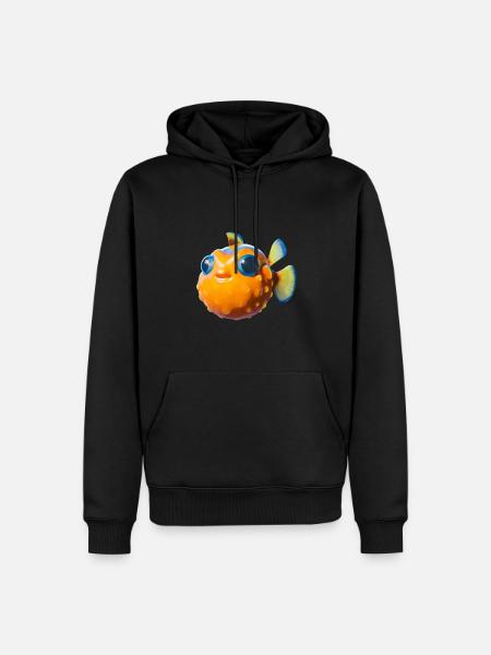 Sweet puffer fish - Men’s Premium Organic Hoodie - black