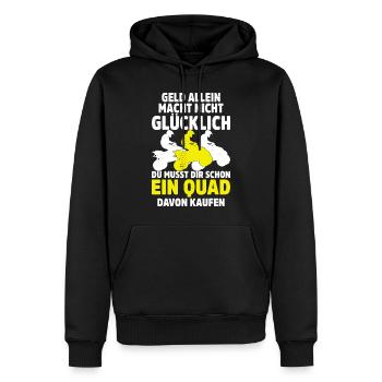 Quadfahrer Geschenkidee Quadfahren Quad ATV - Männer Premium Bio Hoodie - Schwarz - Vorne - Nico (187cm)