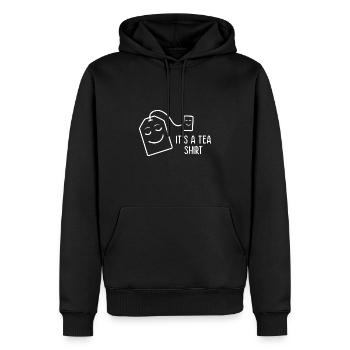 It's A Tea Shirt Tea Drinking Tea Lover Brewing Cu - Männer Premium Bio Hoodie - Schwarz - Vorne - Nico (187cm)