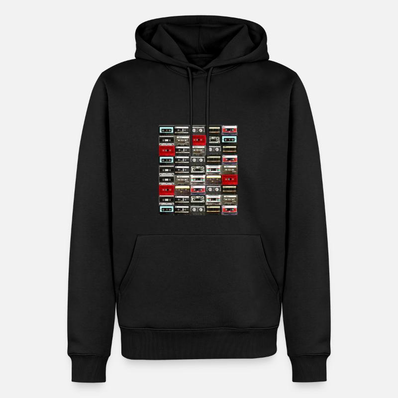 REtro Designs Kassetten - Männer Premium Bio Hoodie - undefined