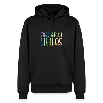 Teacher Of Littles Babysitter Daycare Provider Tea - Männer Premium Bio Hoodie - Schwarz - Vorne - Nico (187cm)