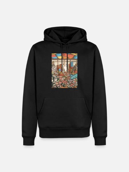 Sushi Love - Men’s Premium Organic Hoodie - black