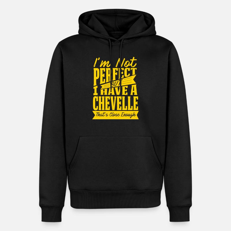 PARFAIT AVEC CHEVELLE Y - Sweat à capuche Premium bio Homme - noir