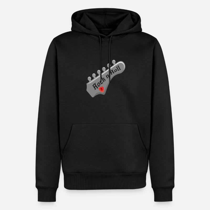 Rock n roll, rock n roll - Sweat à capuche Premium bio Homme - noir