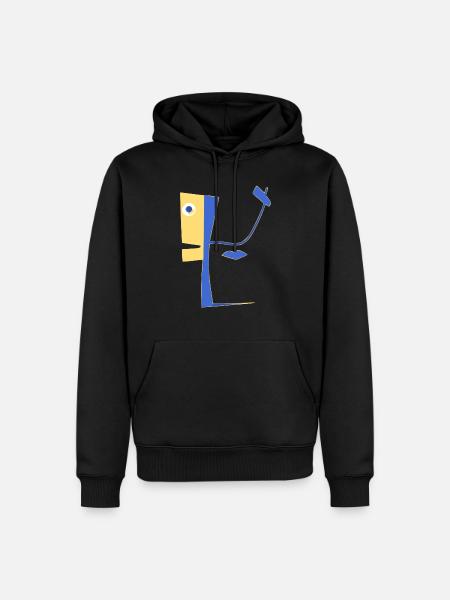 Unreal character - Men’s Premium Organic Hoodie - black